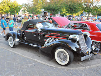 Dave Carlson , 1935 Auburn Boattail Speedster - 7/29/11