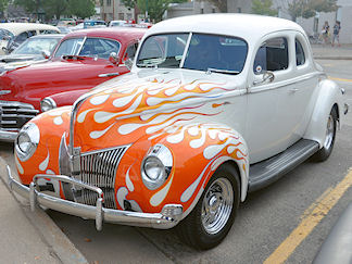 Bob Gontarek, 1940 Ford Coupe - 8/27/10